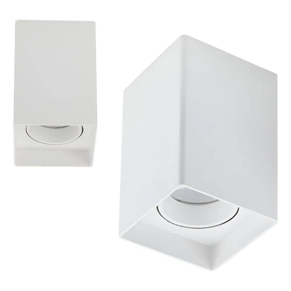 Spot Sobrepor Direcionável Para Mr16 Quadrado Branco Opus 11