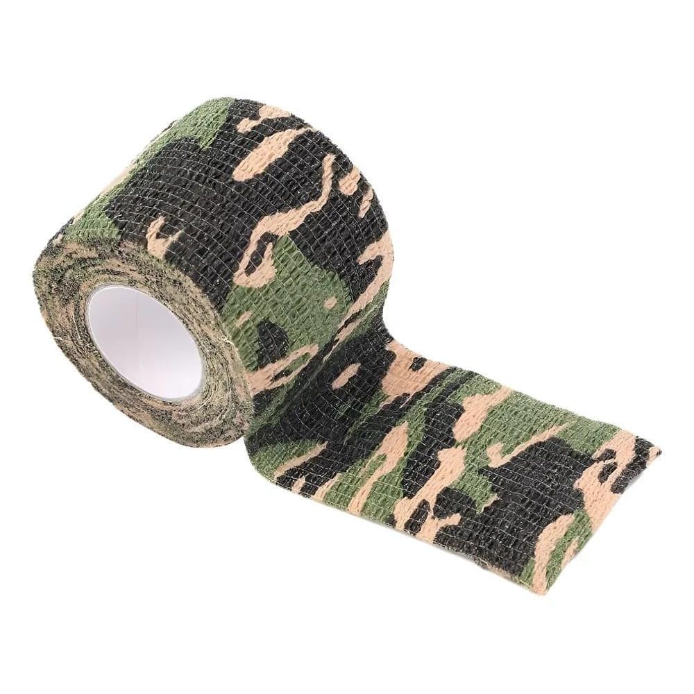 Camotape Adeviso Elástico 4,5 Metros Várias Cam Camuflada