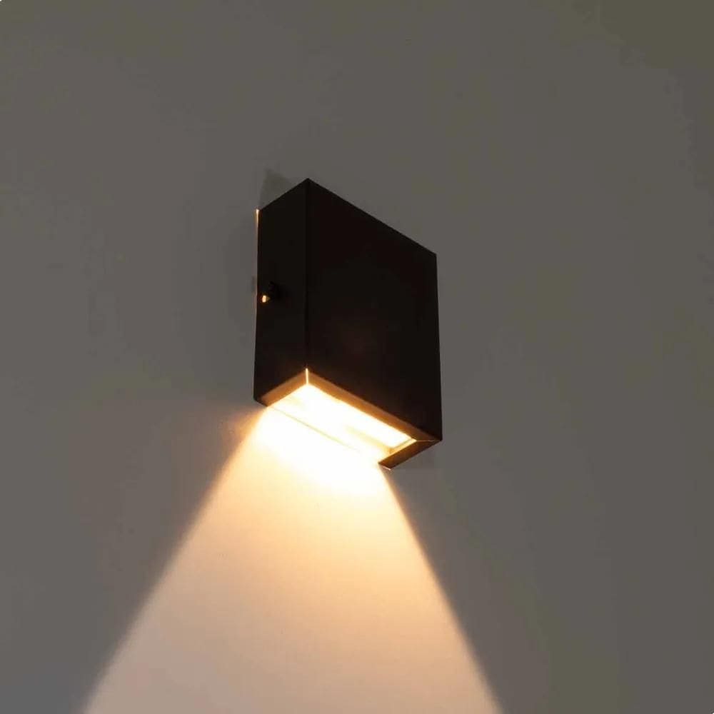 Arandela Slim 1 Foco Int/ Ex Branco 110V 220V - Branco Frio