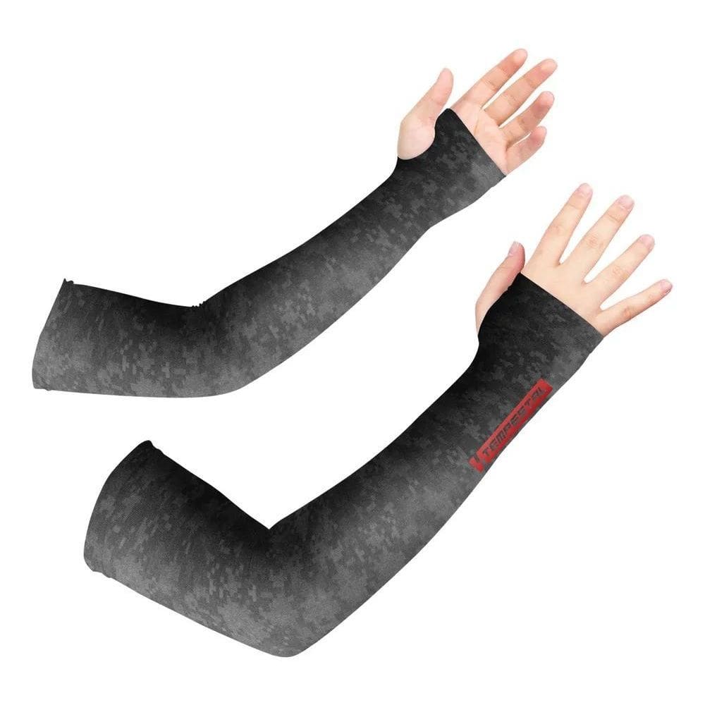 Manguito Infantil Proteção Uv50 Futebol Espo Camuflado Cinza