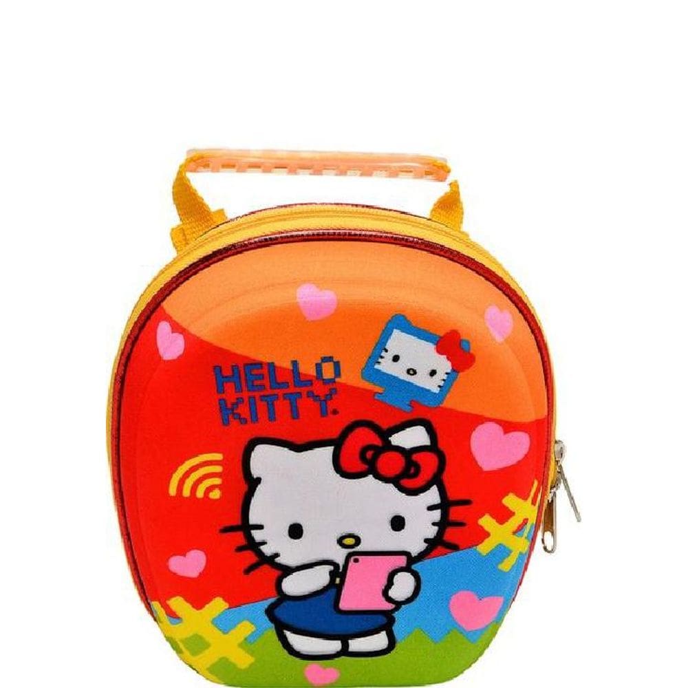Lancheira Hello Kitty Pré com Alças E Divisórias Maxtoy