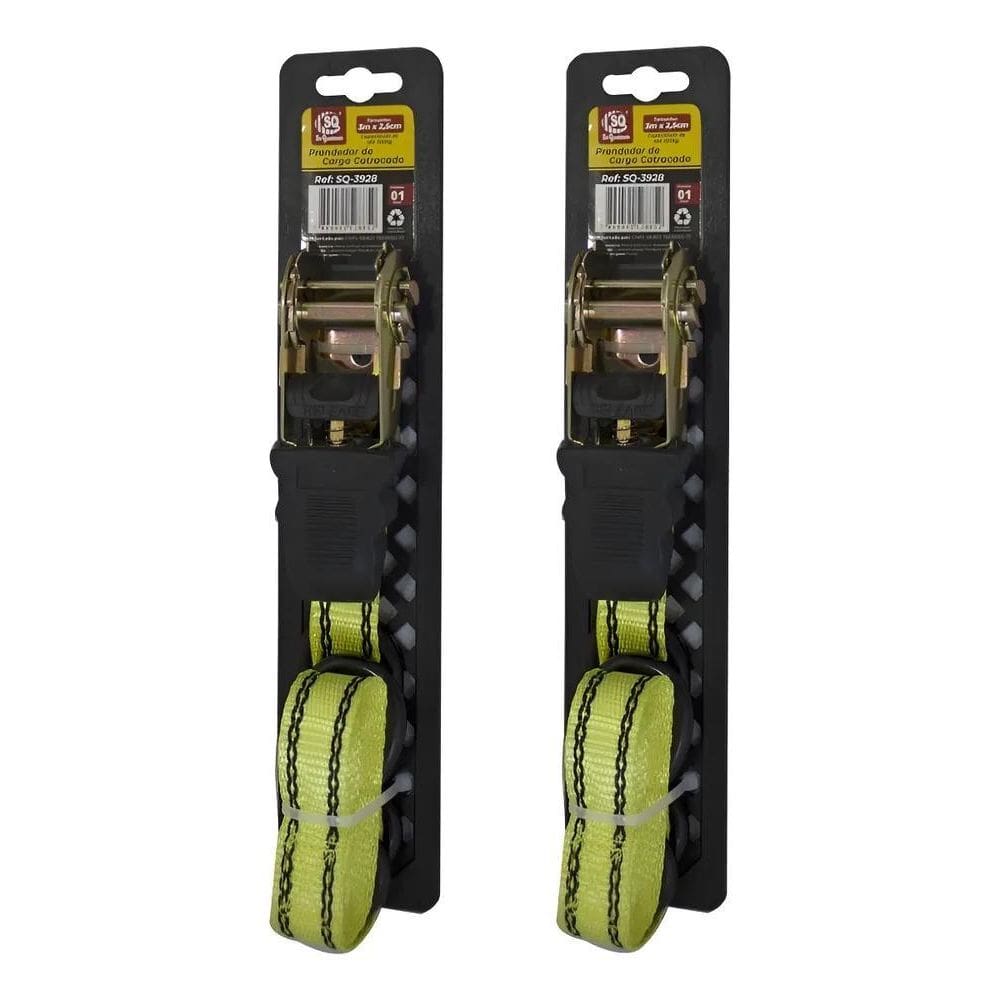 2 Cinta Fita Catraca Prender Moto-Jet Ski-Barco-Carreta