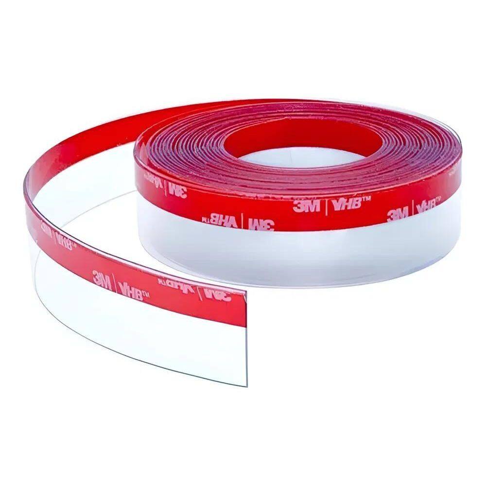 Veda Fresta Porta Fita Transparente 3 Mt X 4 Cm Adesivo Fort