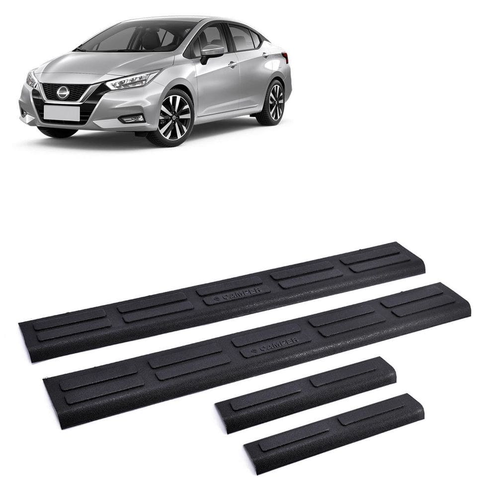 Soleira Porta Plástico Injetado Preto Versa 2020