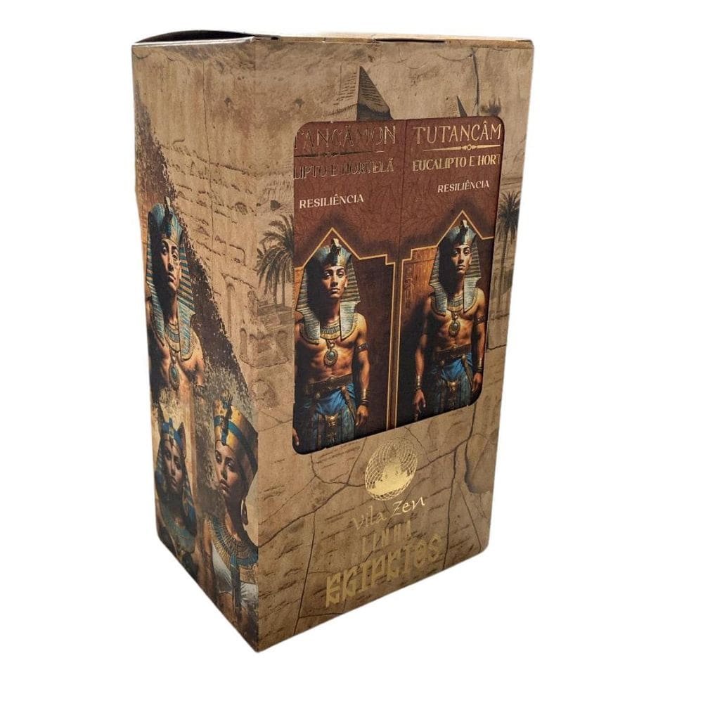 Incenso Linha Egípcia E Hindus 0% Carvão 12Cx C/10Var