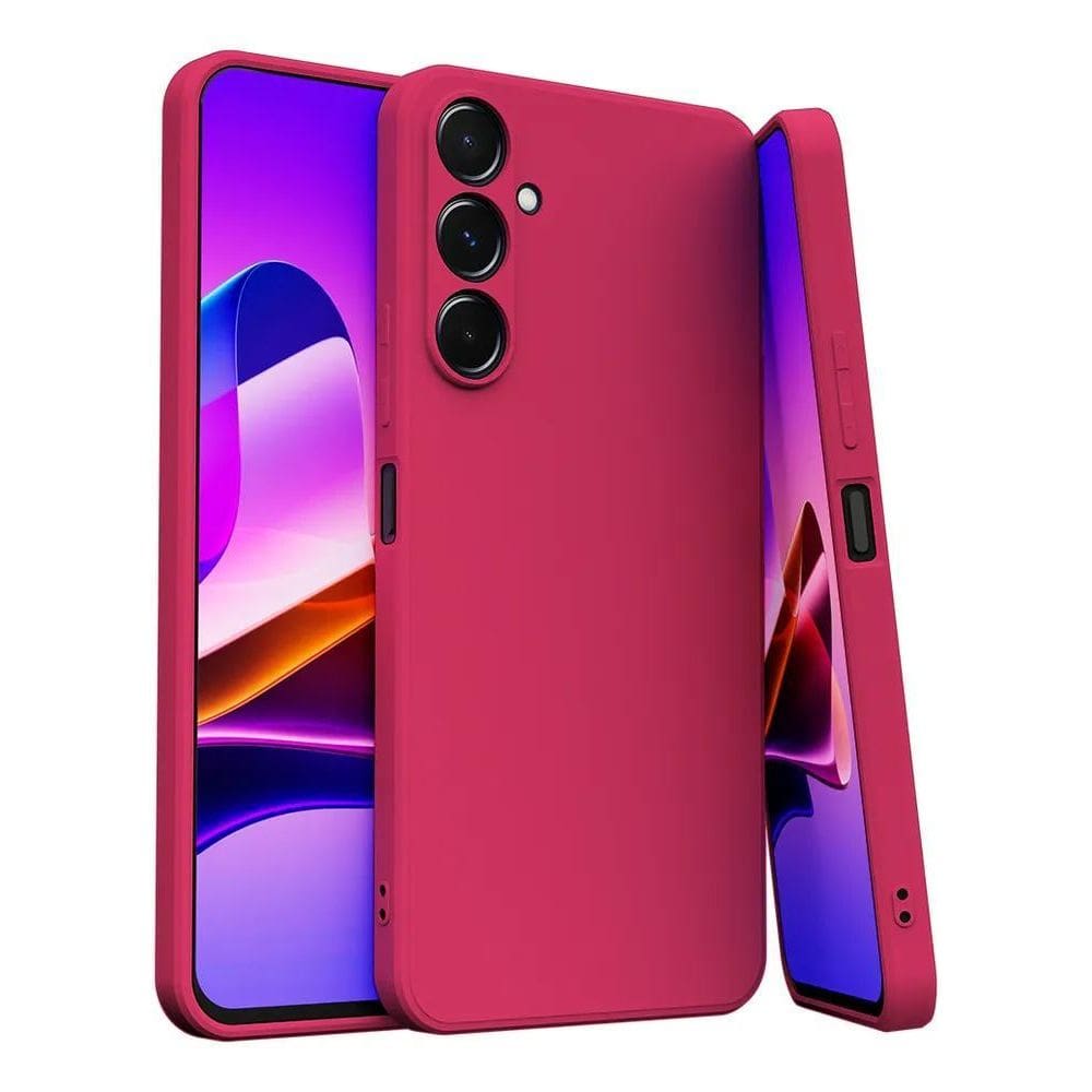 Capa Capinha Para Galaxy S23 Silicone Aveludado Com Pr Hibis