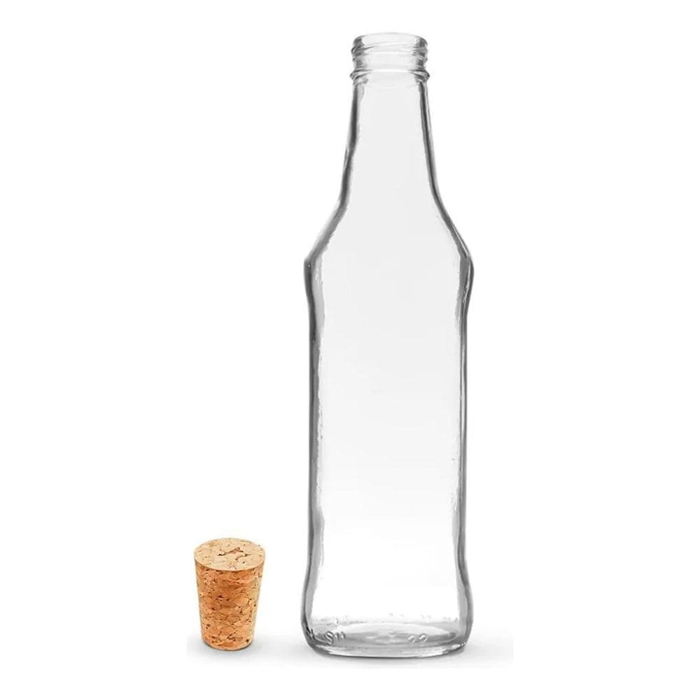 Garrafa Do Vidro Kit Garrafas Com Capacidade De 275Ml - Rolh