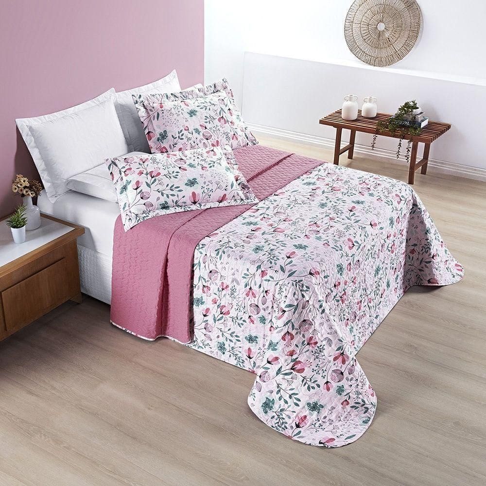 Cobre Leito Avere 200 Fios Queen 03 Peças 100% Poliéster - Bothanica