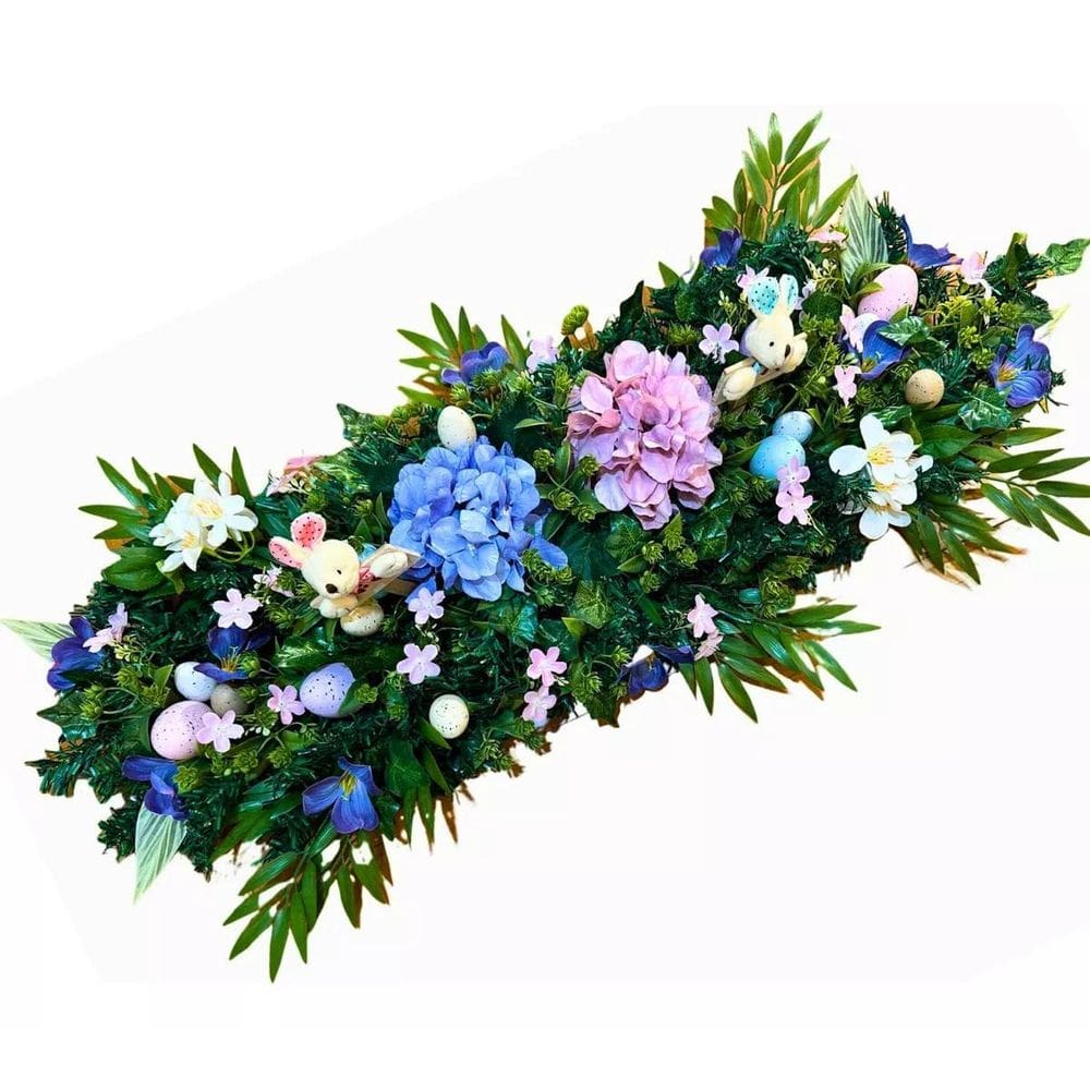 Centro De Mesa De Páscoa Jantar Arranjo Decoração Coelho