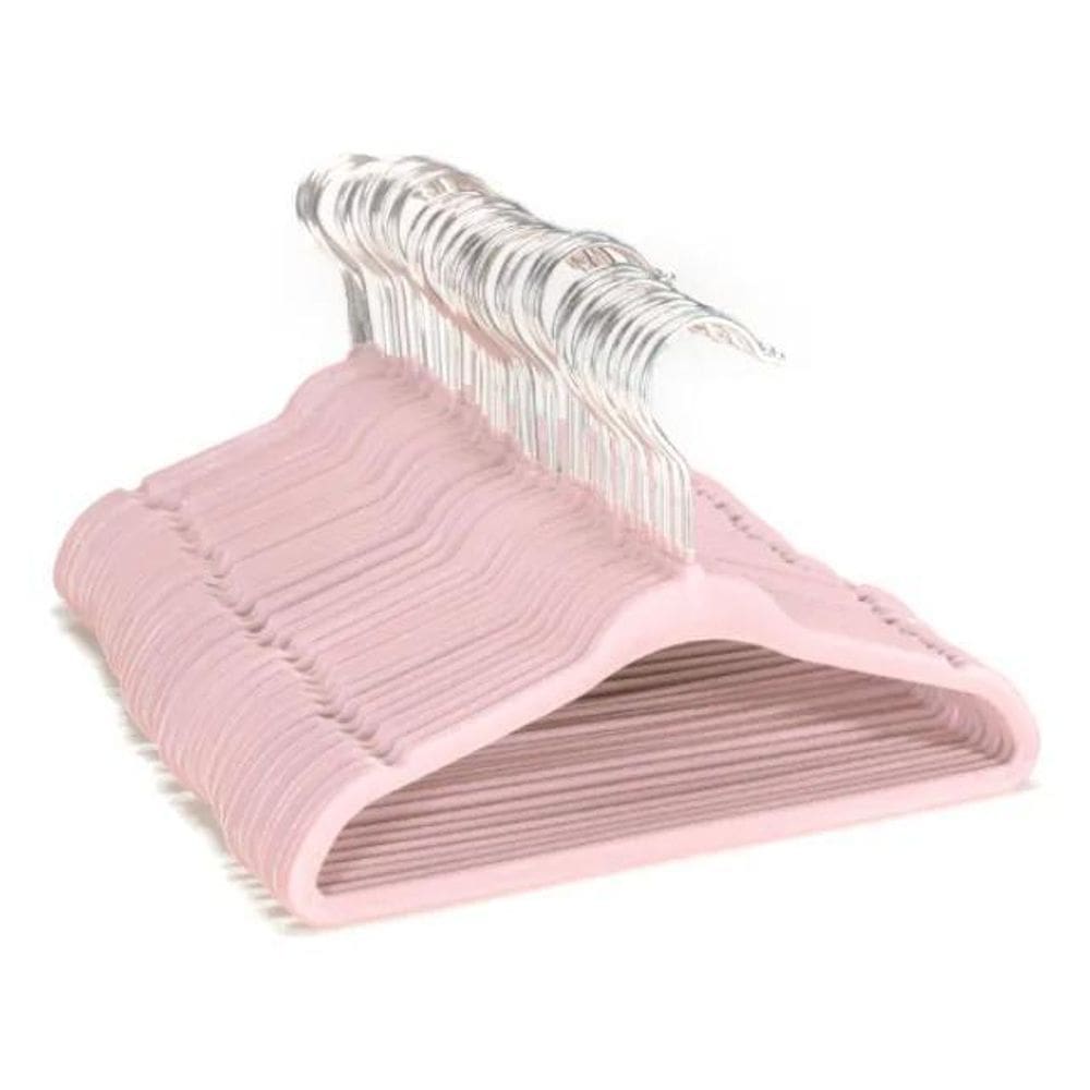 10X Vittak Kit 50 Cabide Infantil Veludo Slim Antideslizant