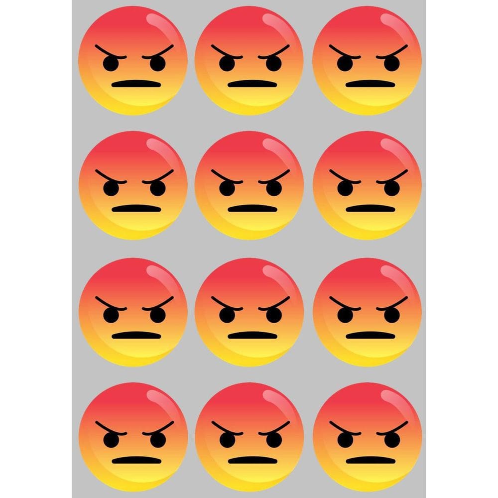 12 Imãs de Emoji para Decoração em Superfícies Metálicas