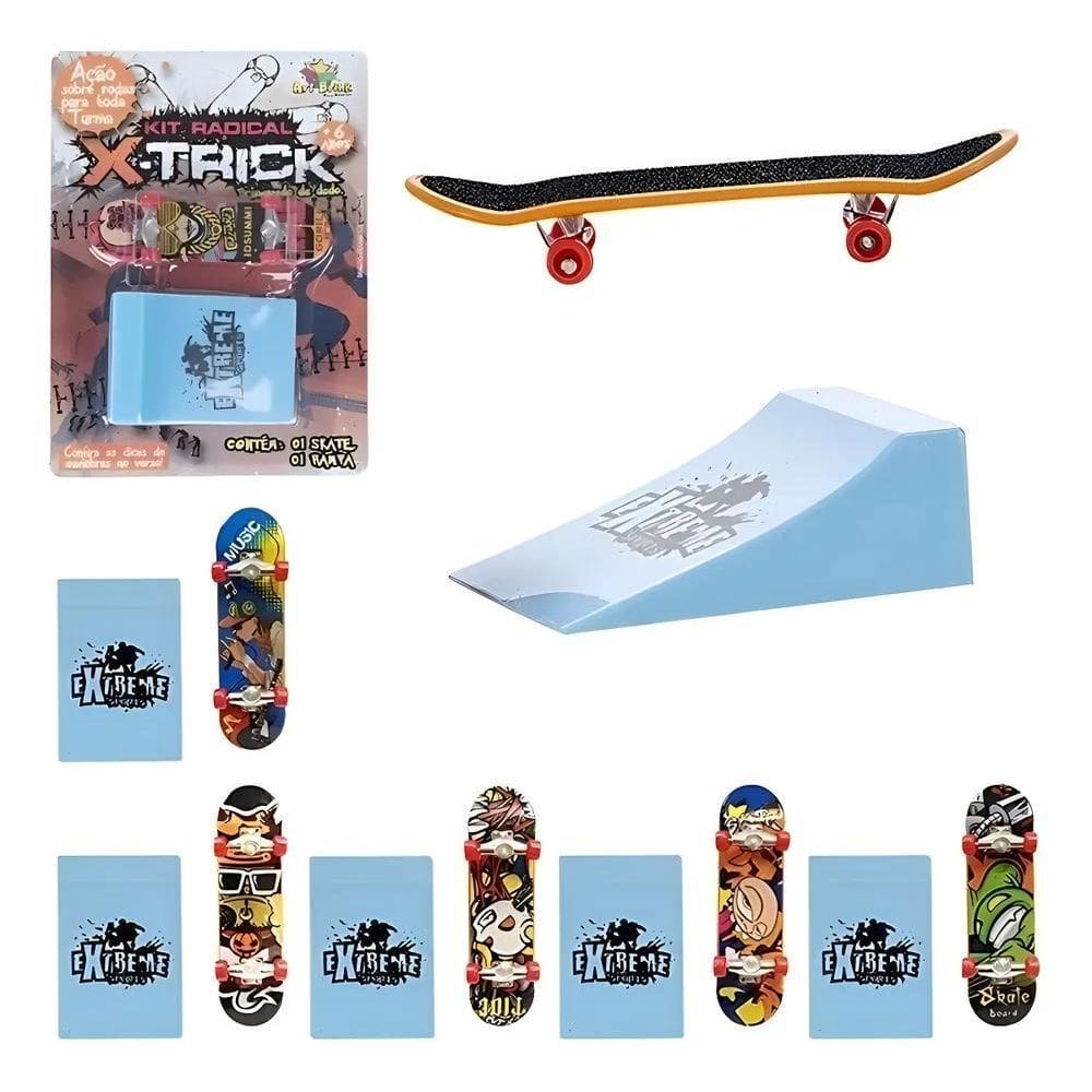 Skate De Dedo Com Rampa