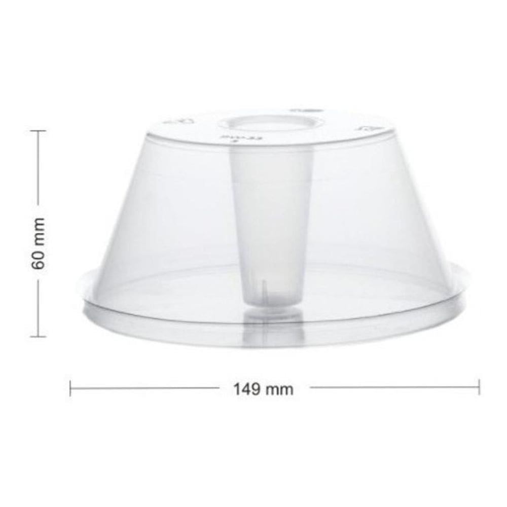 Forma Mini Pudim C/Tampa Forneável 500 Ml C/60 Unidades