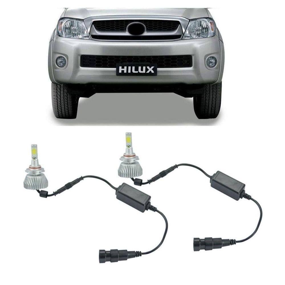 Kit Lâmpadas Super Led Farol De Milha Hilux Sw4 2006 À 2012