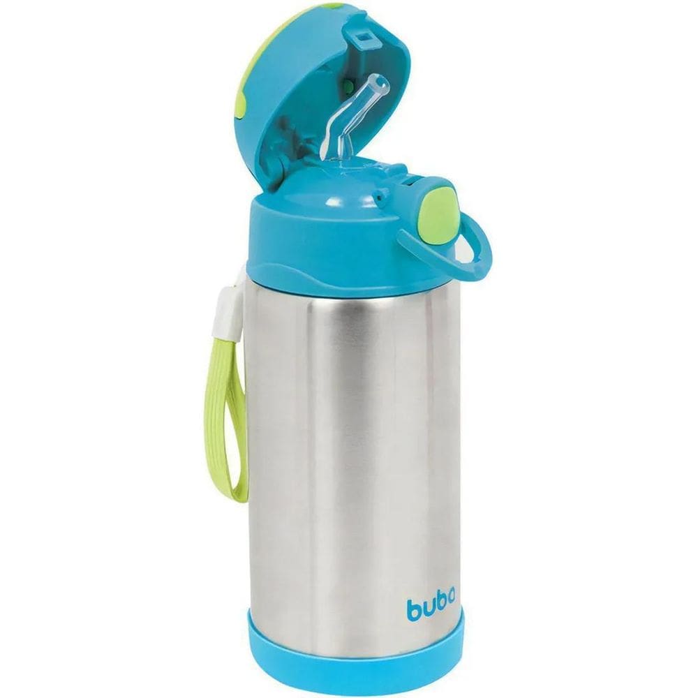 Garrafa Térmica Infantil Parede Dupla Aço Inox 400Ml Buba Co