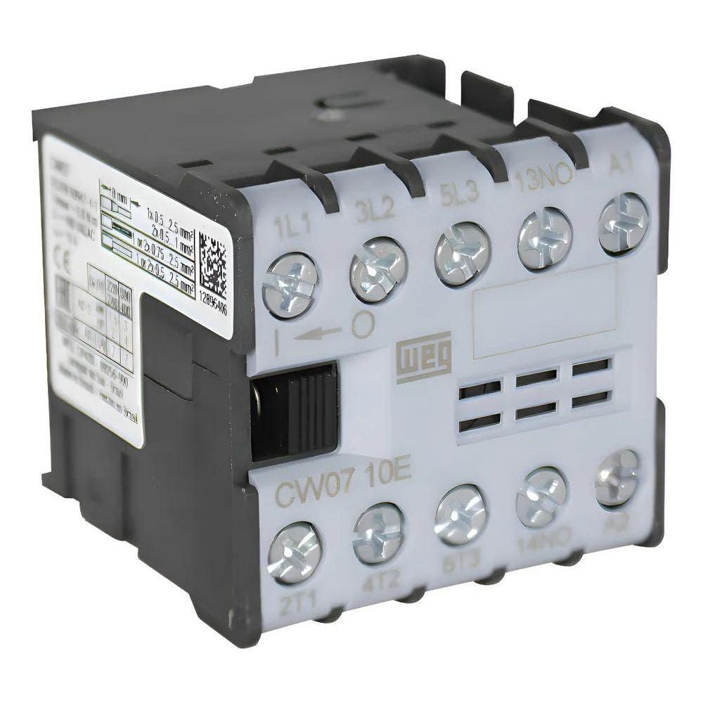 Mini Contator Weg 7A Tripolar 1Na Cw07-10-30D24