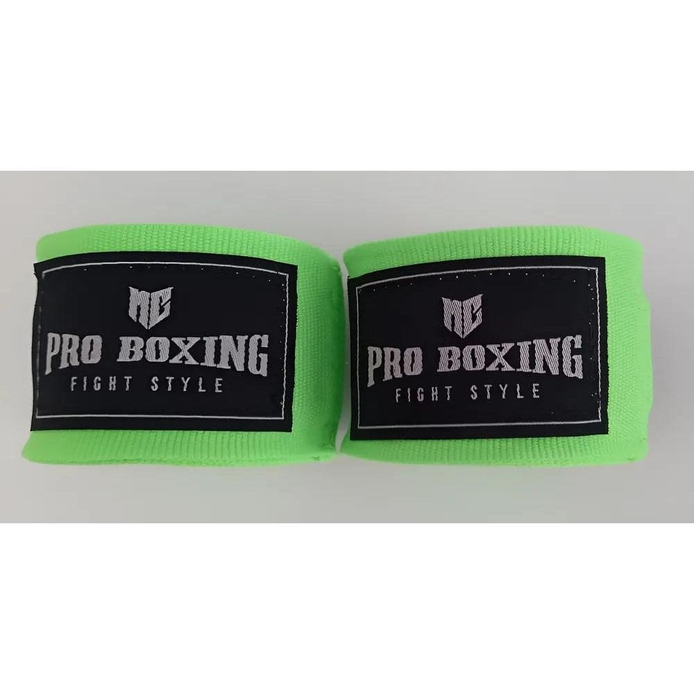 Bandagem Atadura Para Punho Muay Thai Mma Kickbox Verde Neon