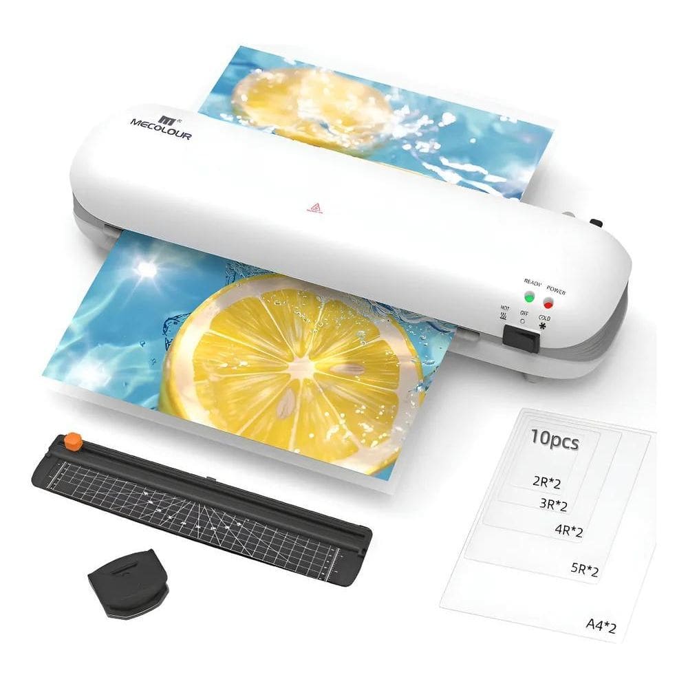 Plastificadora Laminadora A4 A5 A6 Mecolour Refiladora 3X1 2