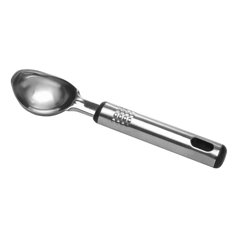 10X Pegador De Sorvete Sobremesa Em Aço Inox 20Cm Concha So