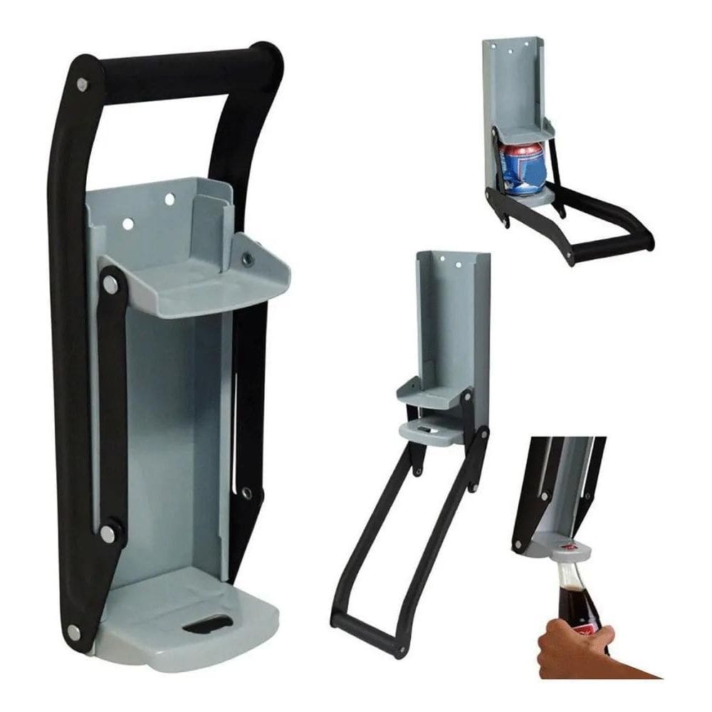 Amassador E Compactador De Latas 475Ml Com Abridor De Garraf