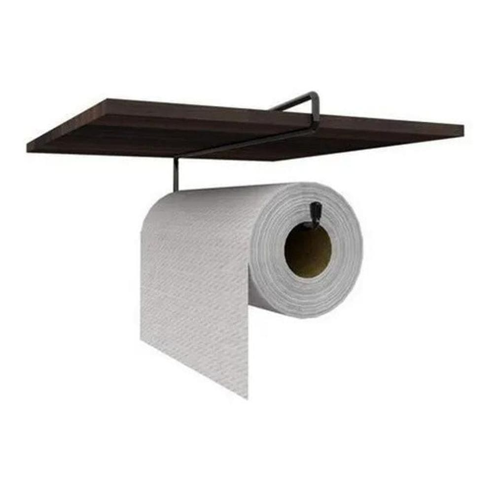 Porta Rolo Papel Toalha Suspenso Cozinha Armário Organizador