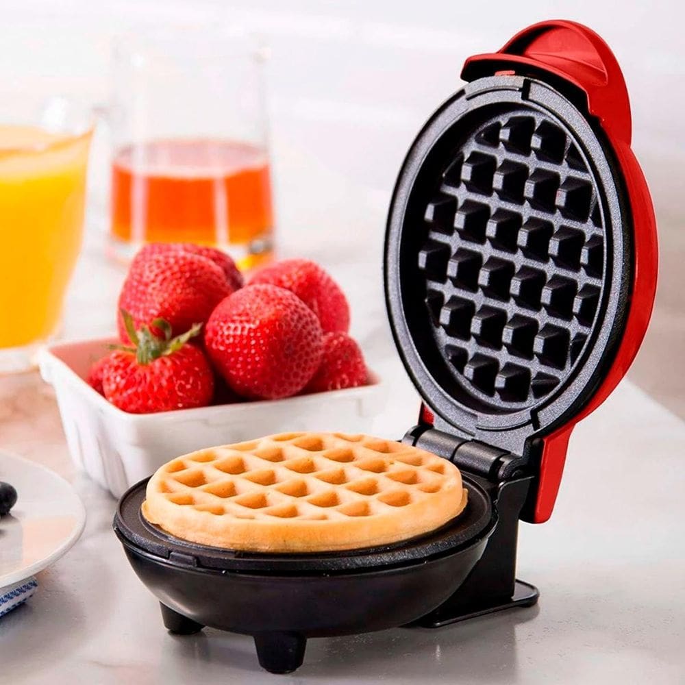 Mini Waffle Máquina Antiaderente Perfeita Para Crianças 110V