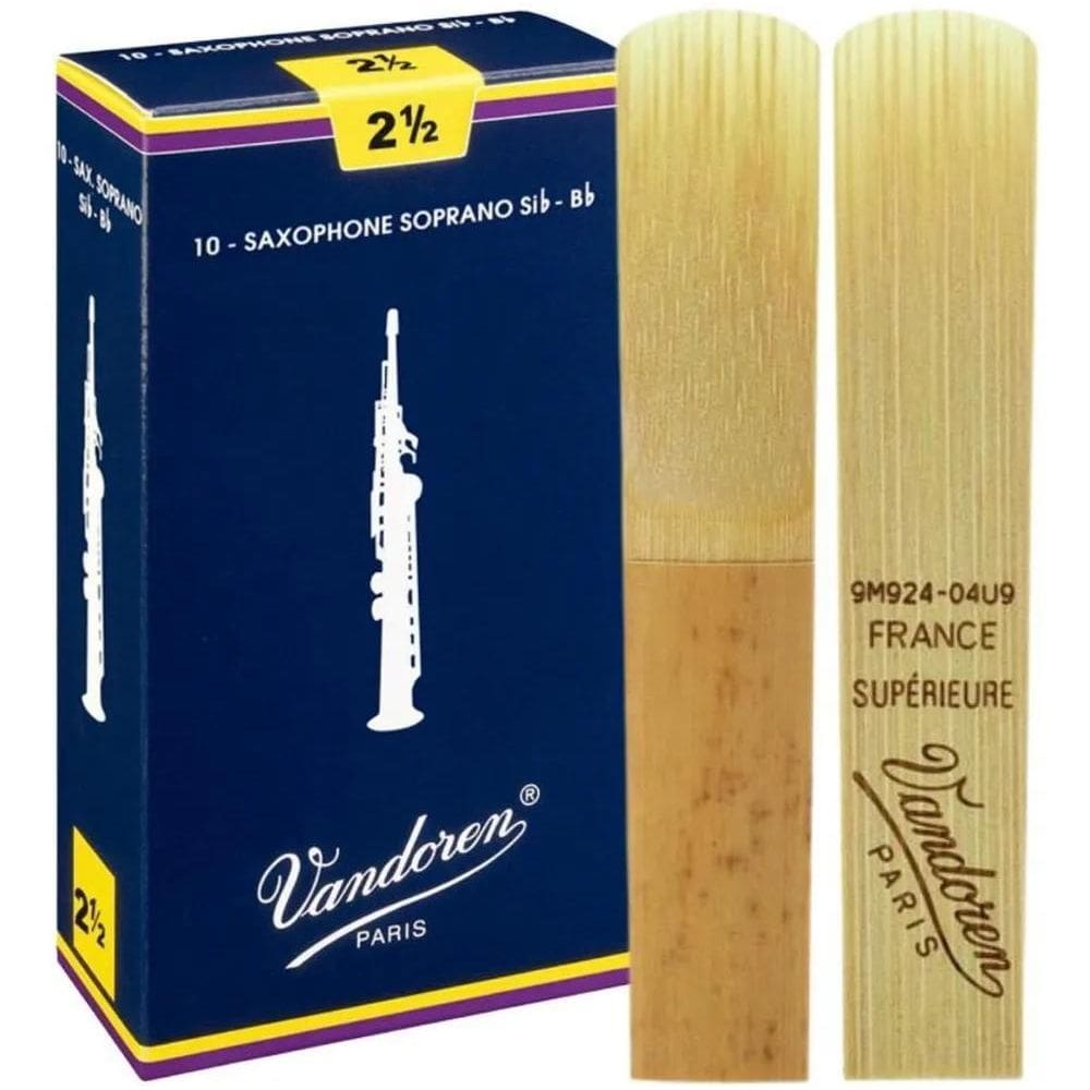 2 Palheta Clarinete Vandoren Tradicional 1 1,5 2 2,5 3 3,5 2