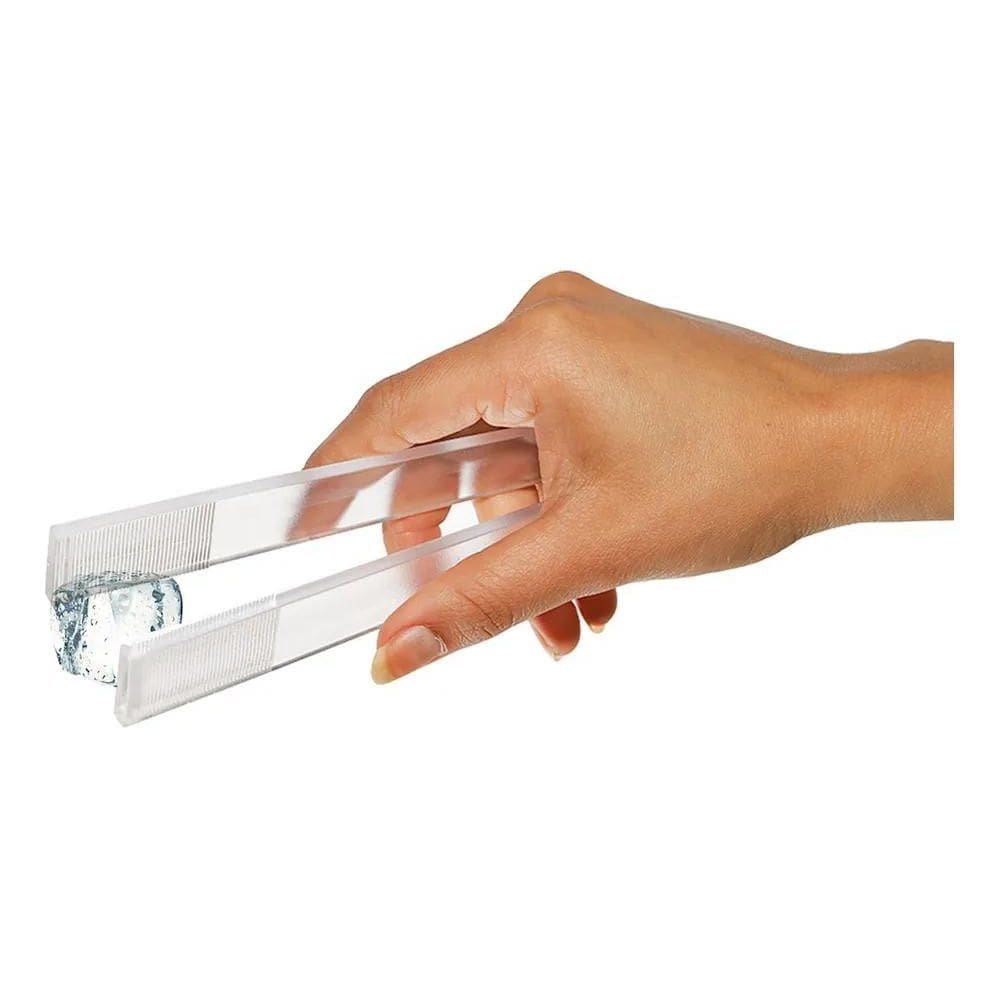 3X Pegador Acrílico Para Salada Pão Gelo - Três Triângulos