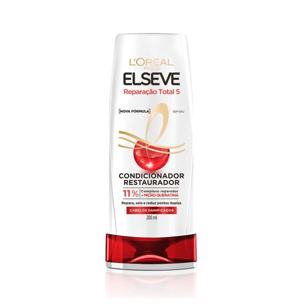 Condicionador Elseve Reparação Total 5 com 200ml