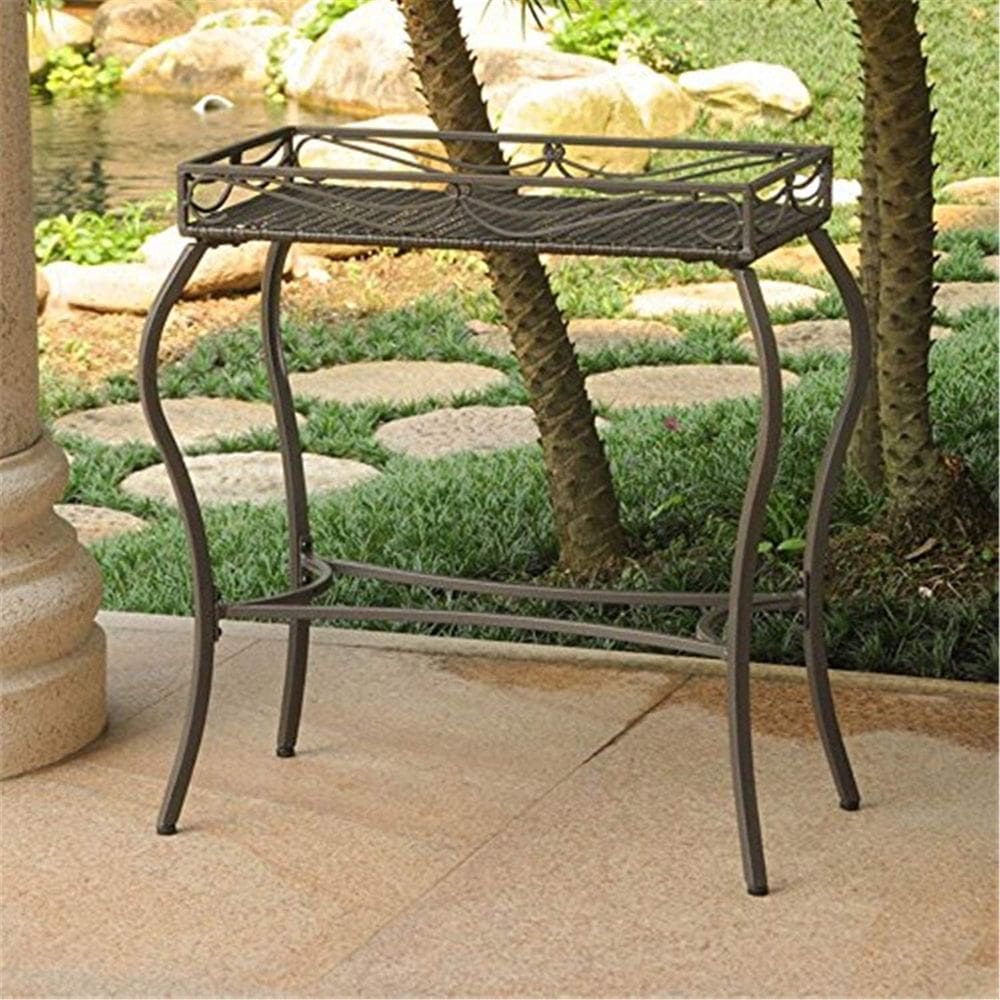 Plant Table International Caravan Valencia Resin Wicker 66x30x76cm