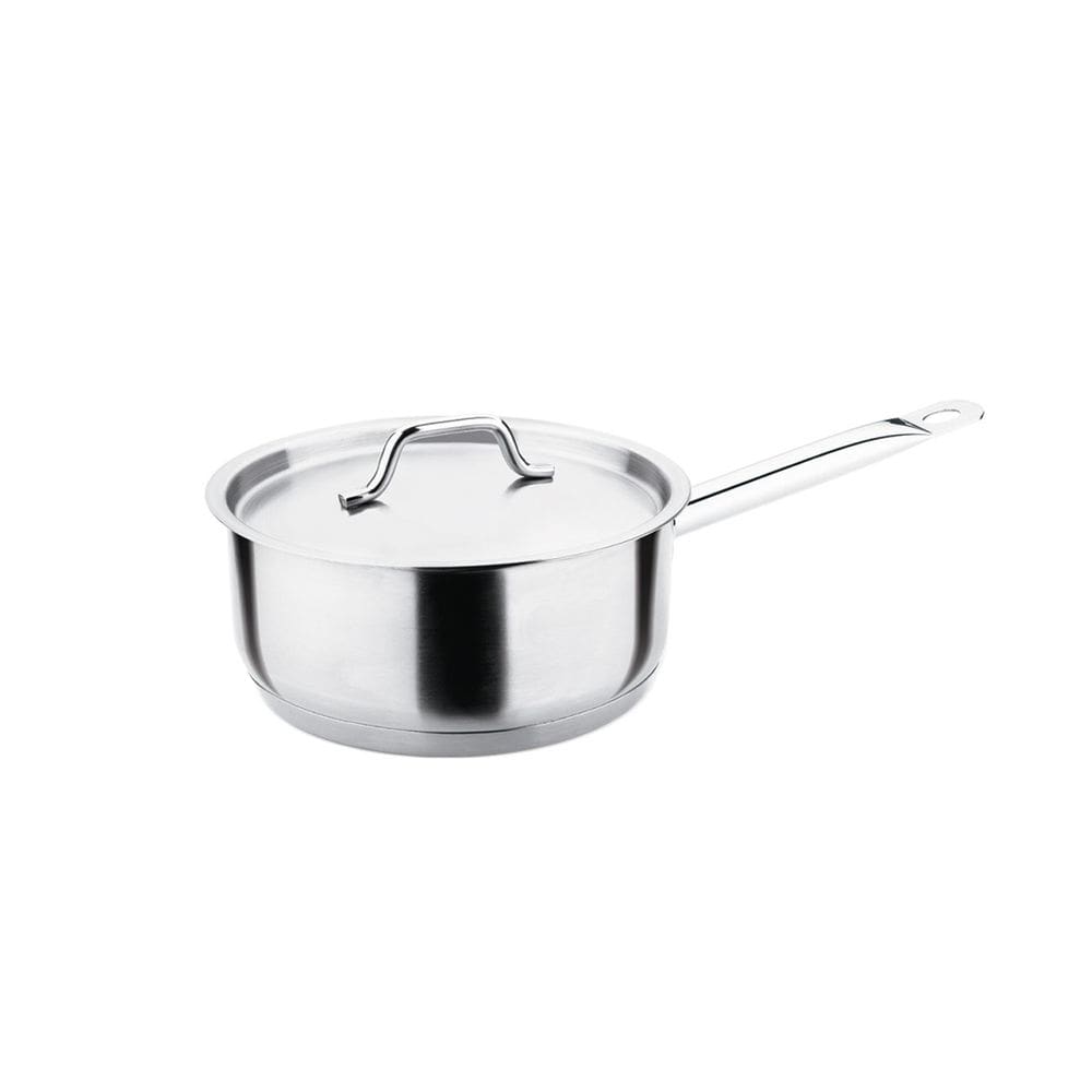 Panela com Tampa Cabo Aço Inox Fundo Triplo 20cm 2,5L