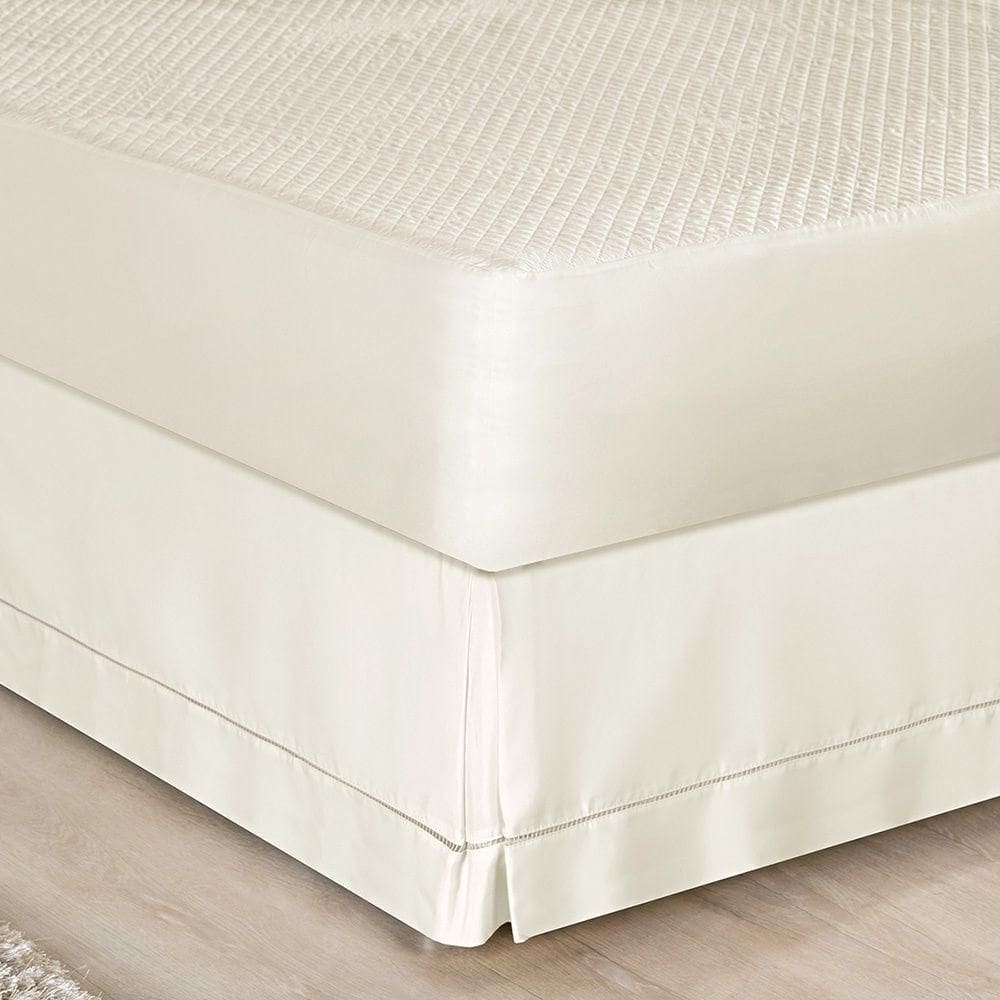 Saia Para Cama Box 200 Fios Bia Solteiro 01 Peça 80% Algodão 20% Poliéster - Palha