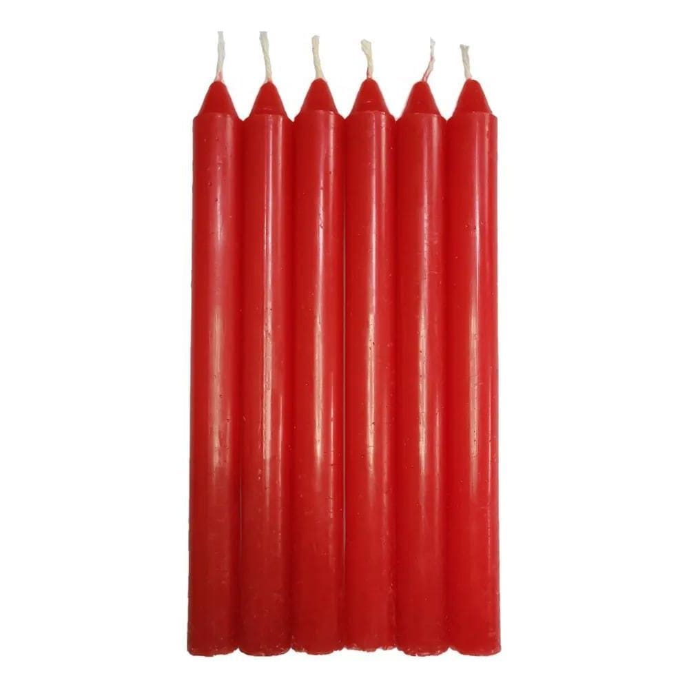 2X Vela Palito Tradicionais Coloridas 1 Kilo - 33 Velas 18Cm
