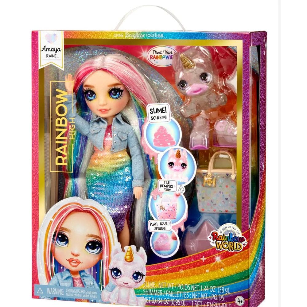 Boneca Amaya Raine Rainbow High Com Acessórios - MGA
