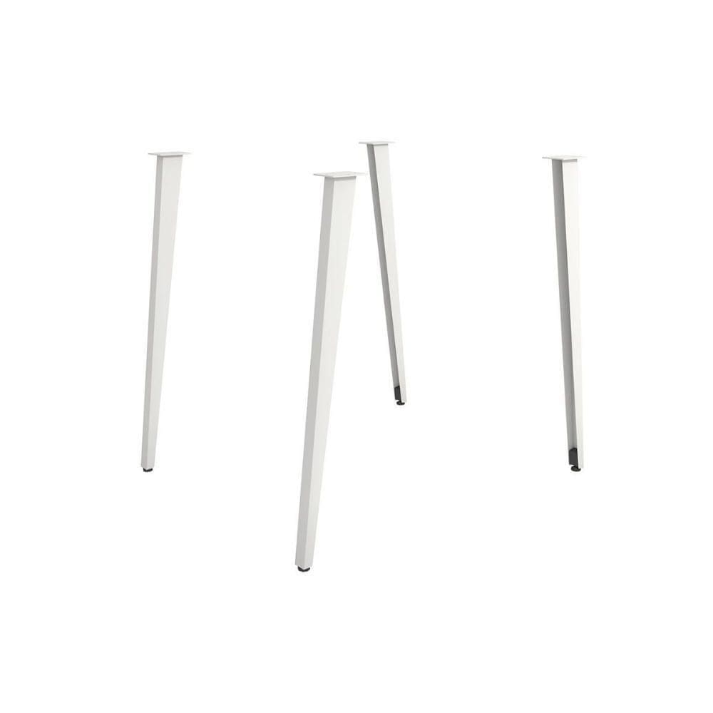 Base De Mesa P- Cozinha Iguaçu M079 Aço S- Tampo Branco - Kappesberg