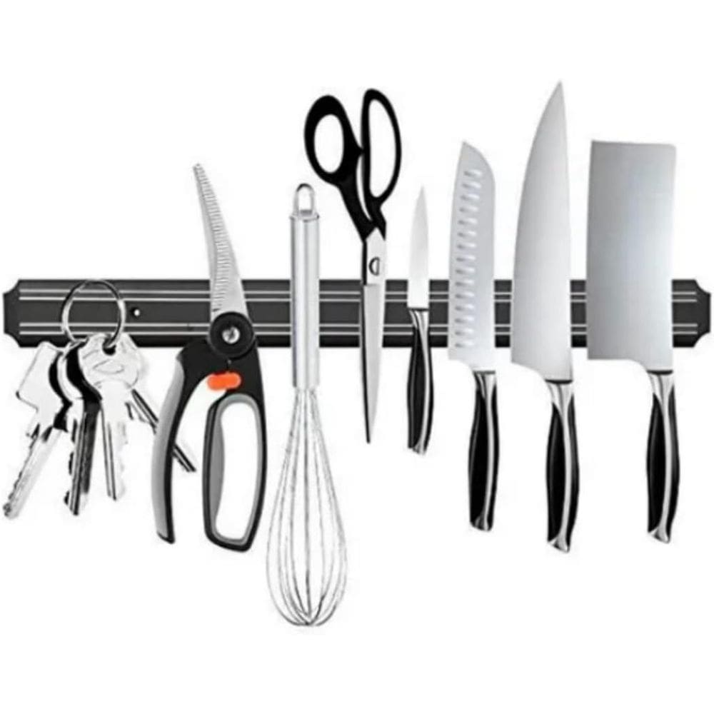 Barra Magnética Para Facas E Ferramentas 38 Cm Oficina