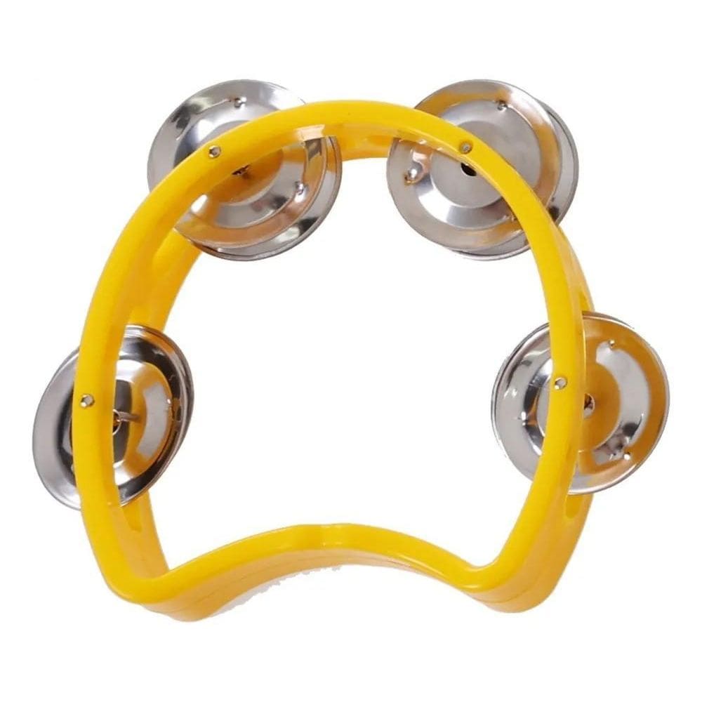 Pandeiro Infantil Meia Lua Pandeirola Colorido