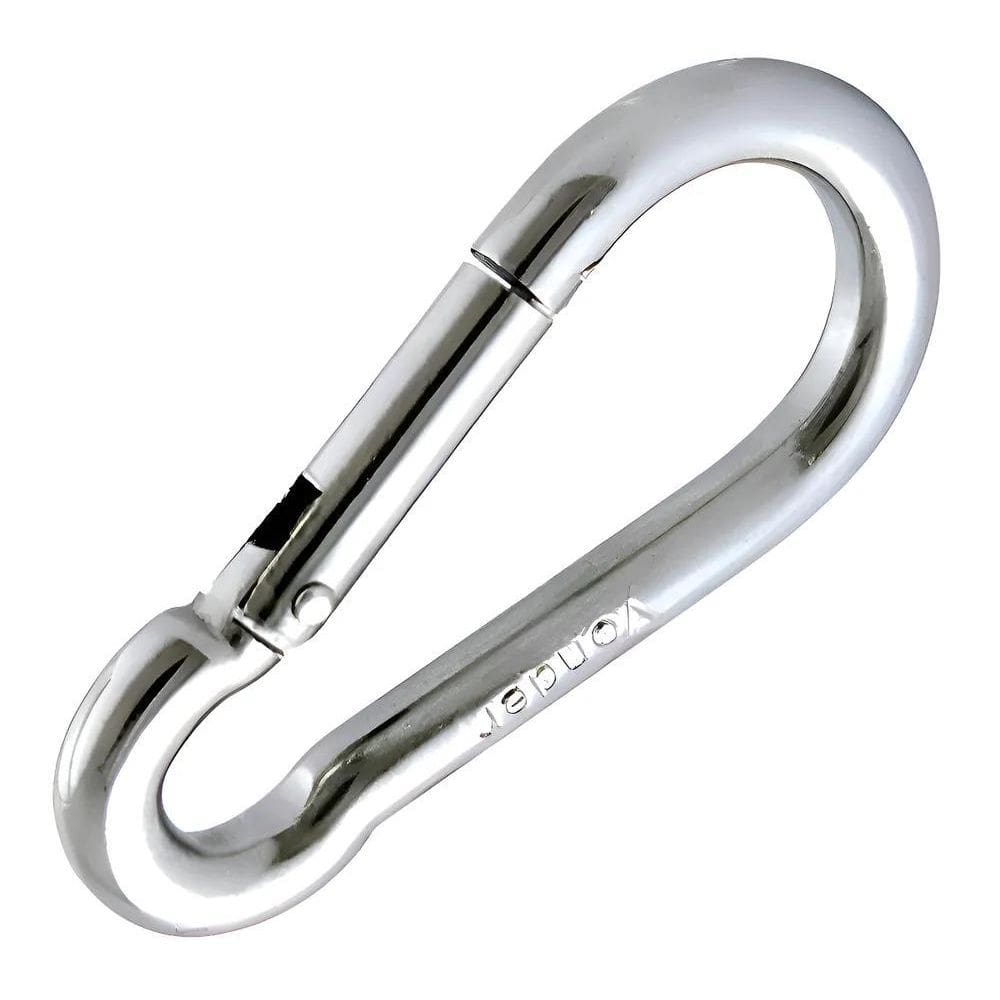 Mosquetão 8Cm Suporta 230Kg 10 Unidades