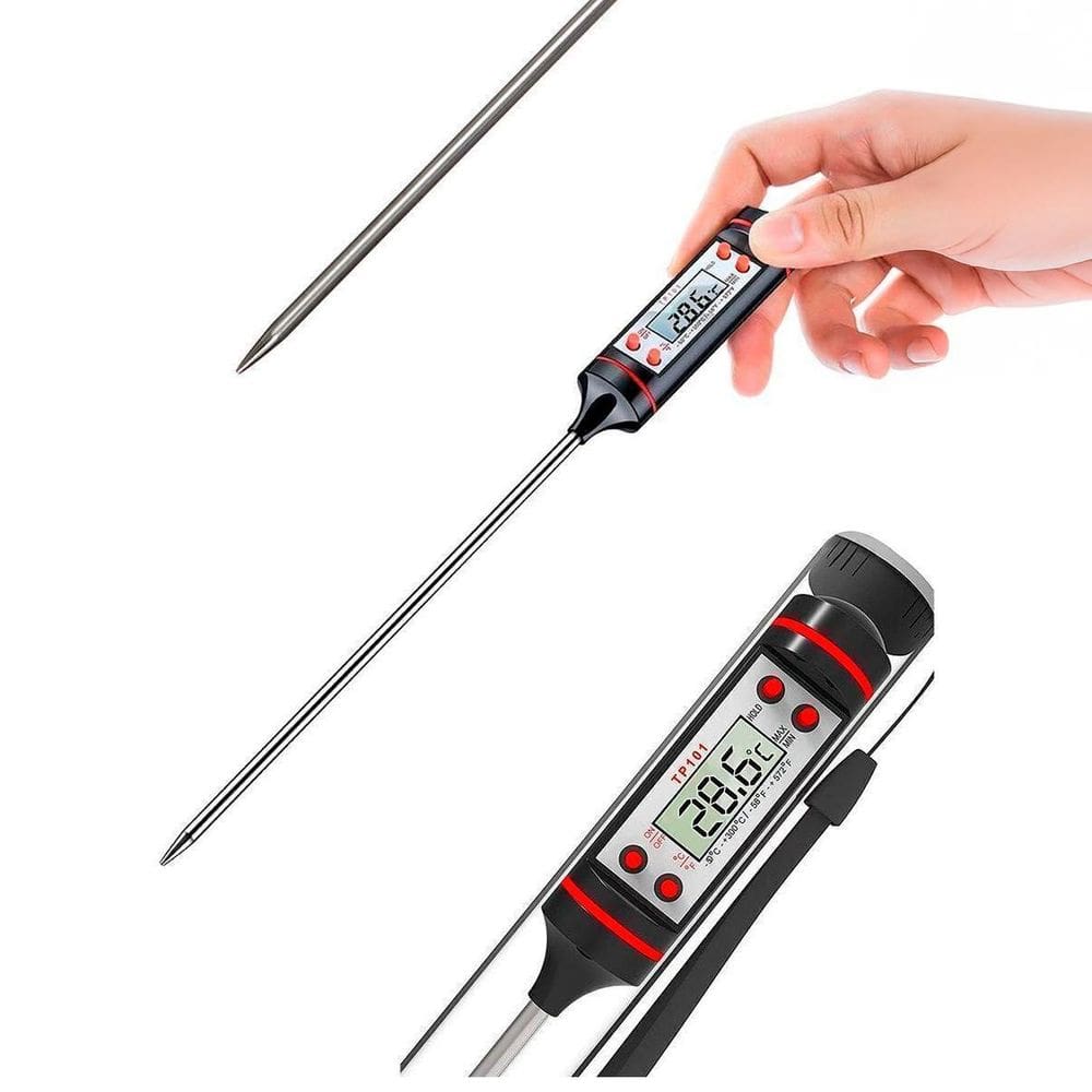 Termômetro Culinário Espeto Digital Para Medir Temperatura