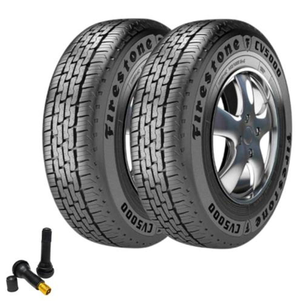 Combo 2 Pneus 195/70r15c 104/102r Cv5000 Firestone + Bico