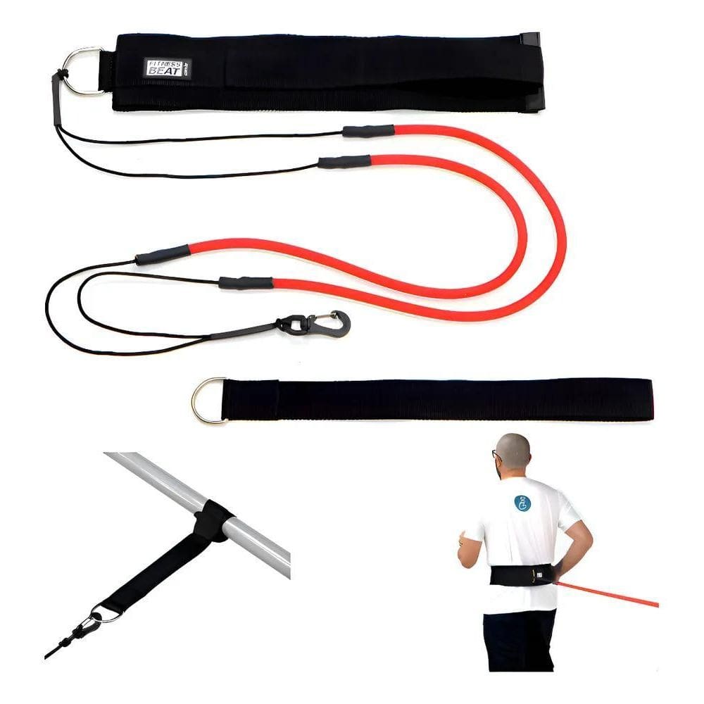 Cinto De Tração Individual 2 Elásticos Forte Futebol Treino