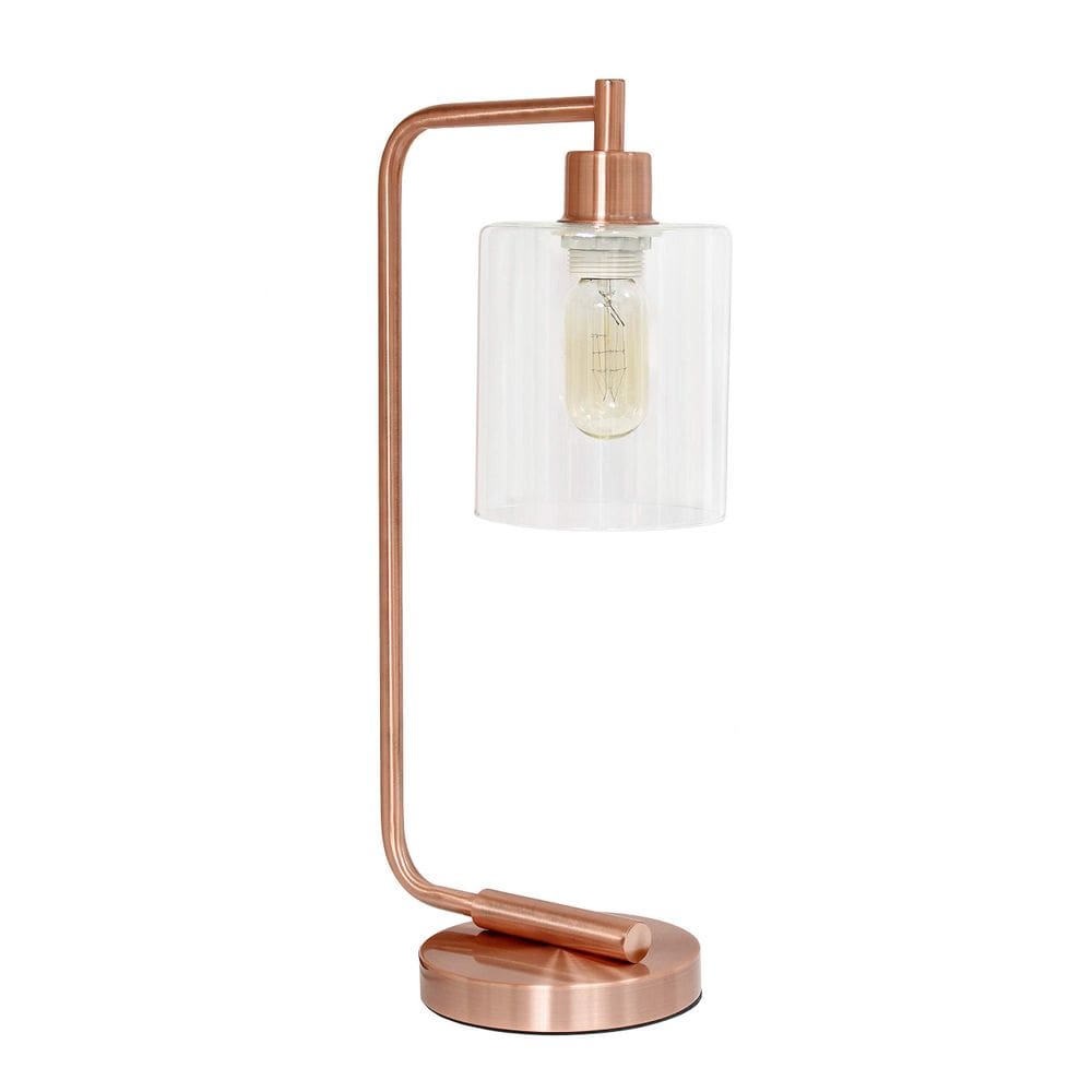 Candeeiro de mesa Simple Designs LD1036-RGD Bronson Rose Gold