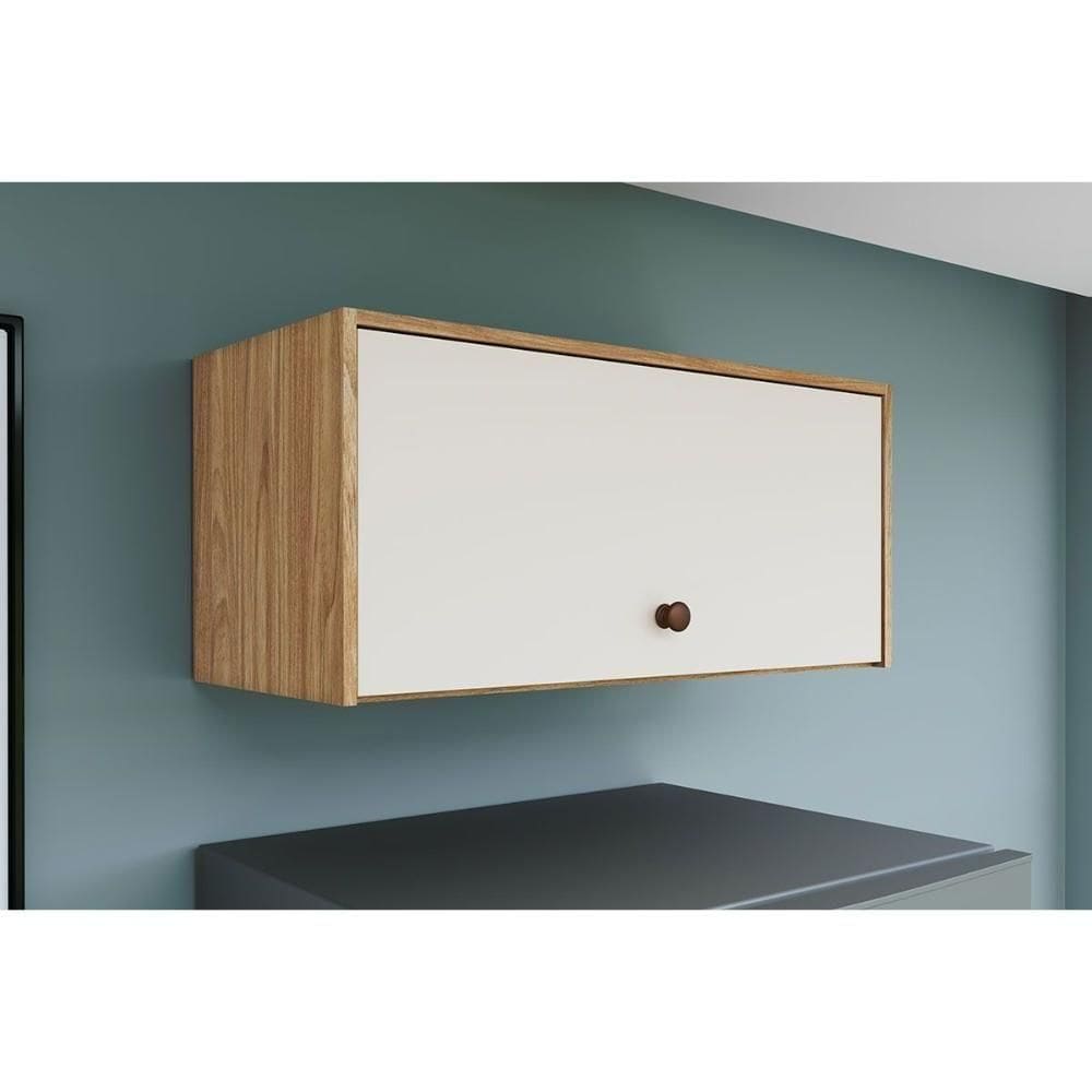 Armário Aéreo Cozinha Modulado Torino C- 1 Porta Basculante 70cm -off White - Movelbento