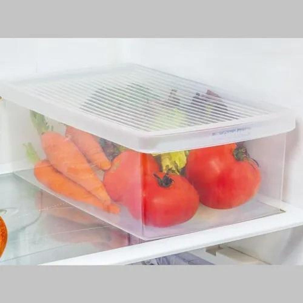 Pote Organizador Geladeira Para Legumes Frutas Tampa Ordene