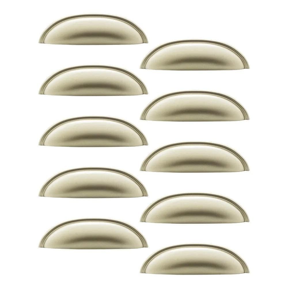 Puxador Concha Puxador Armario Gaveta Coloni Dourado Fosco