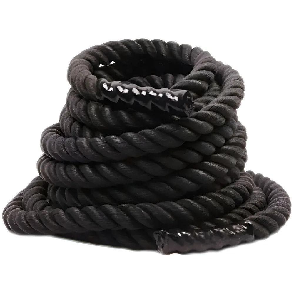 Corda Naval Preta 40 Mm 5 Mts Treino / Funcional / Academia