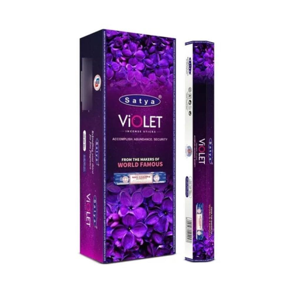 Incenso Satya Caixa 6 Unidades Hexagonal Composição 3