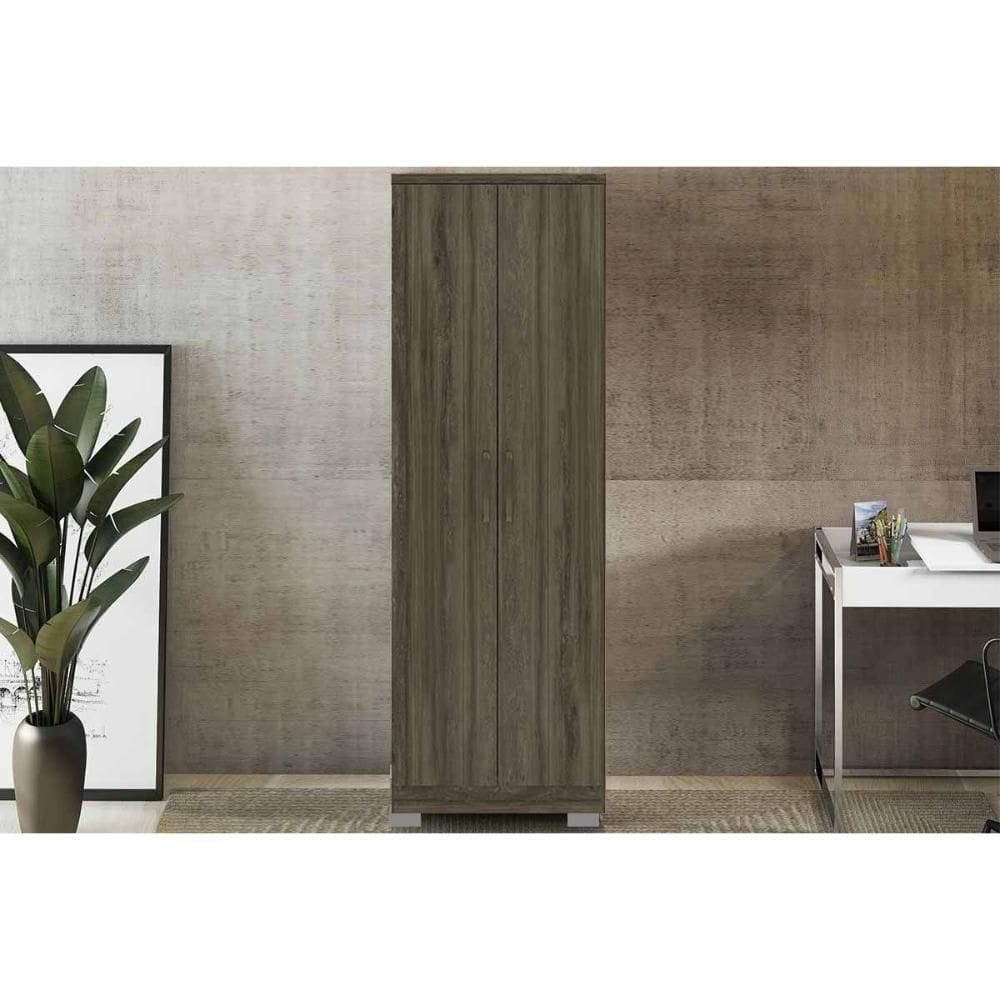 Armário Multiuso Lavanderia 424 C- 2 Portas E Pés Legno - Carraro