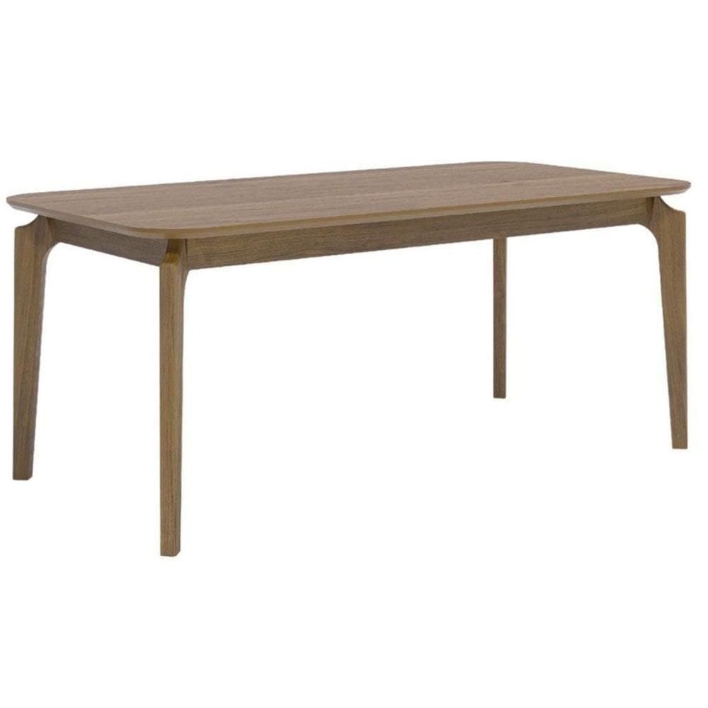 Mesa Multiuso Cozinha Ficus Natuame C- Tampo Madeirado 180x90cm Carvalho-cinamomo - Cimol
