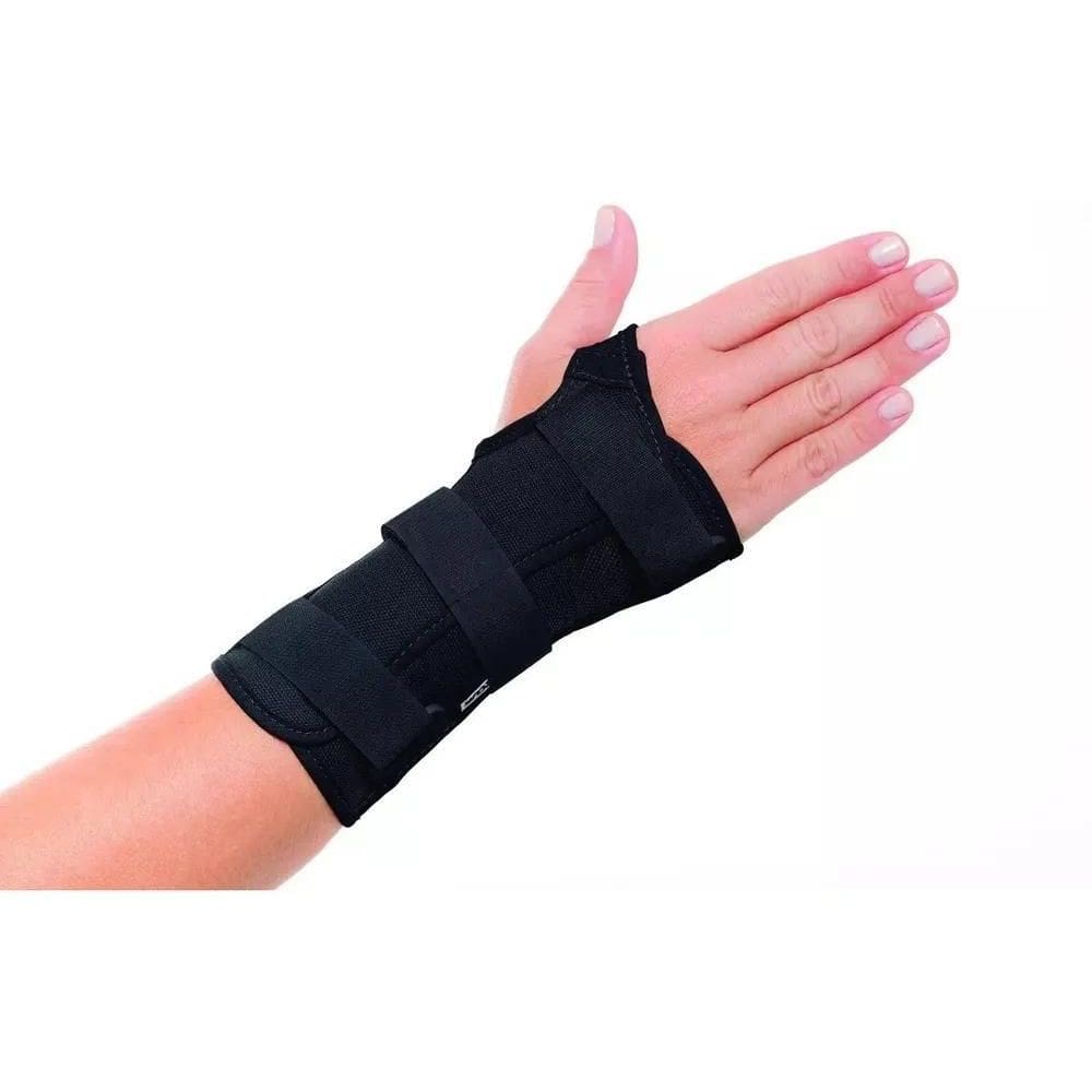 Munhequeira Ortese Com Tala Punho Bilateral Preta Mercur M